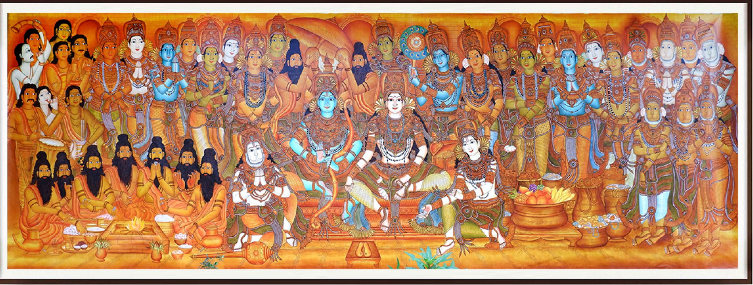 Sreeramapattabhishekam_108in x 36in_B (2)